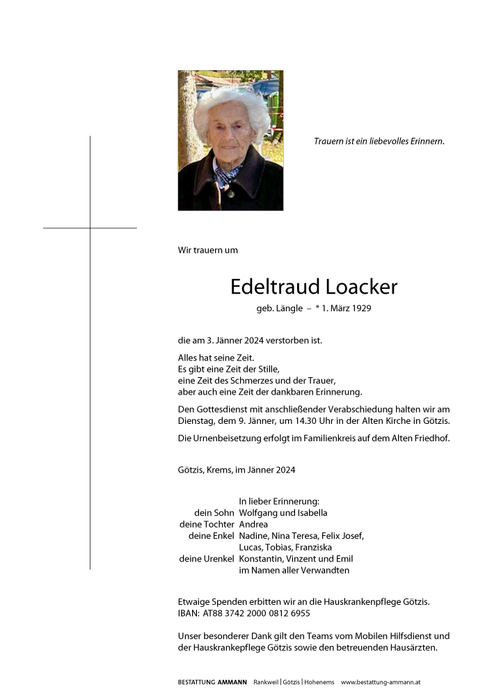 Edeltraud Loacker