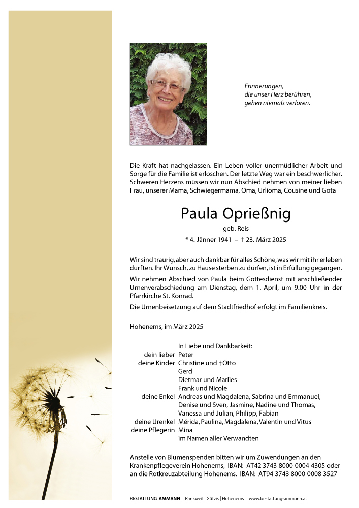 Paula Oprießnig