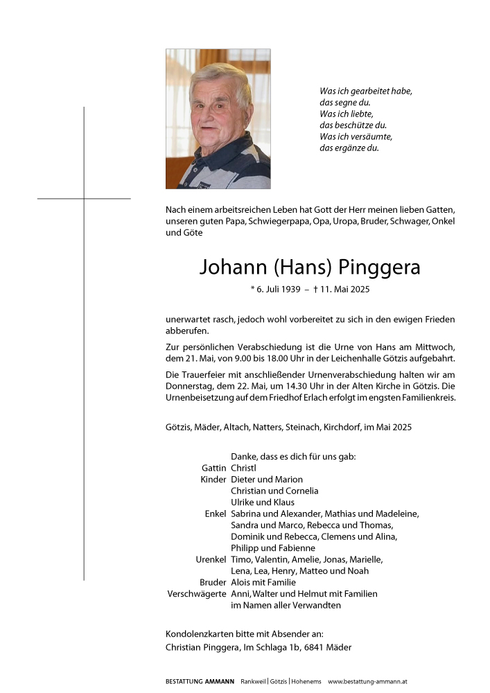 Johann Pinggera