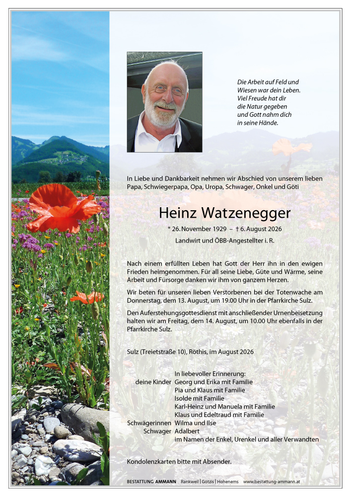 Heinz Watzenegger
