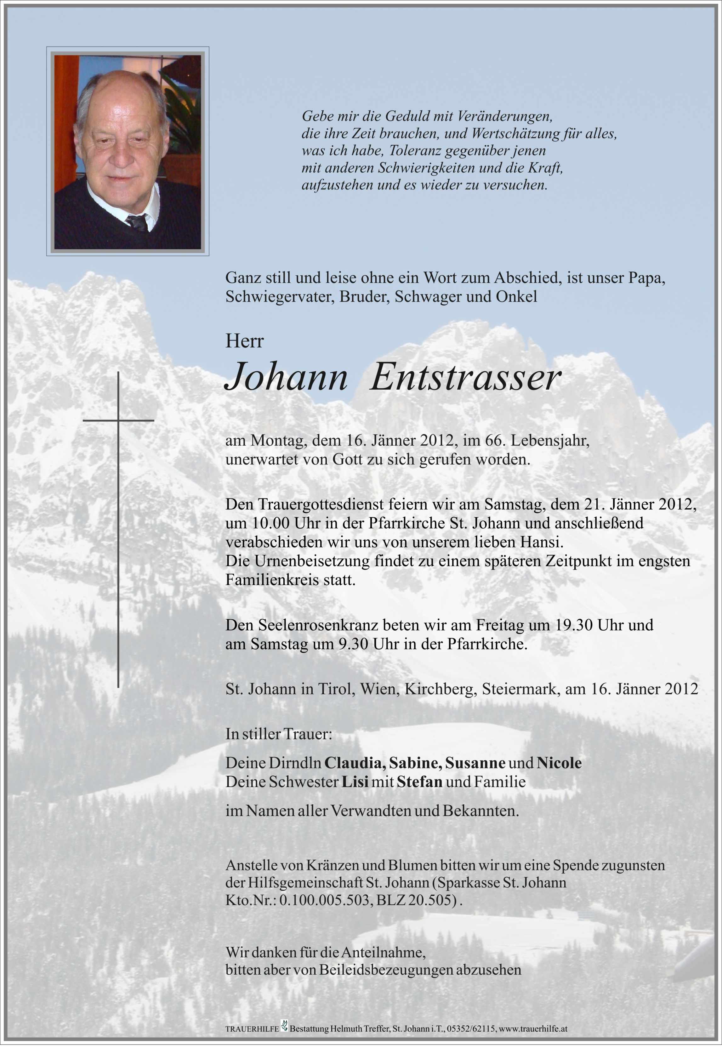 Johann Entstrasser