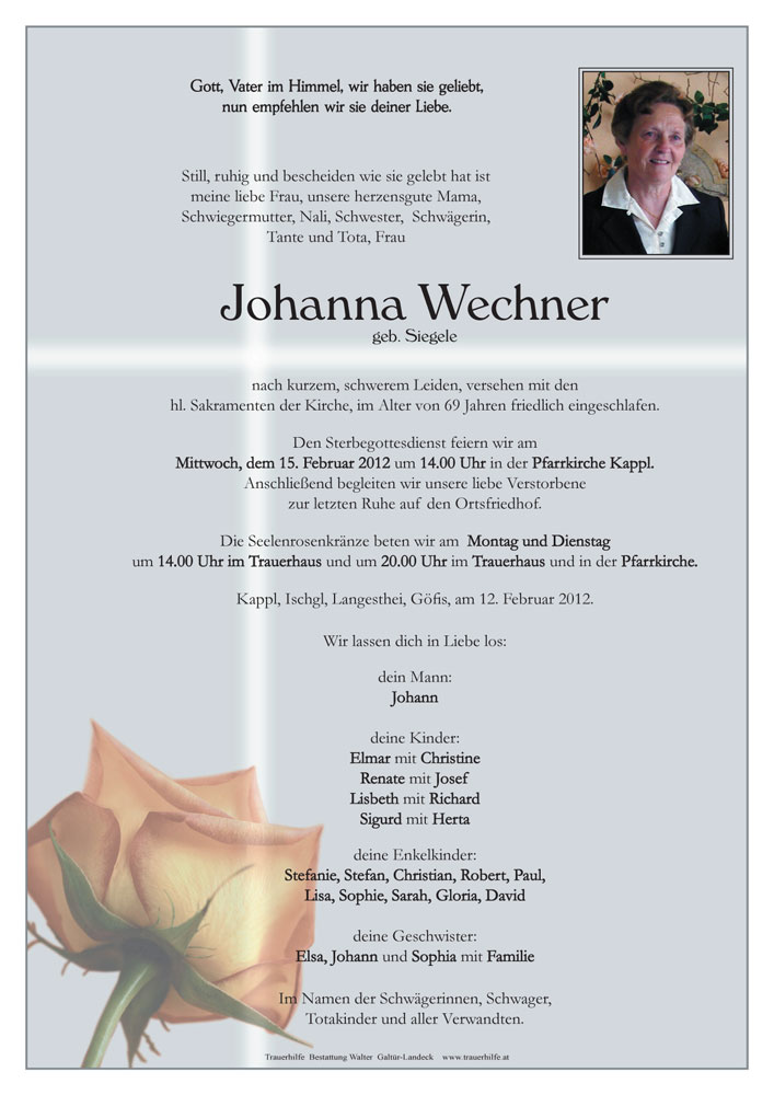 Johanna Wechner