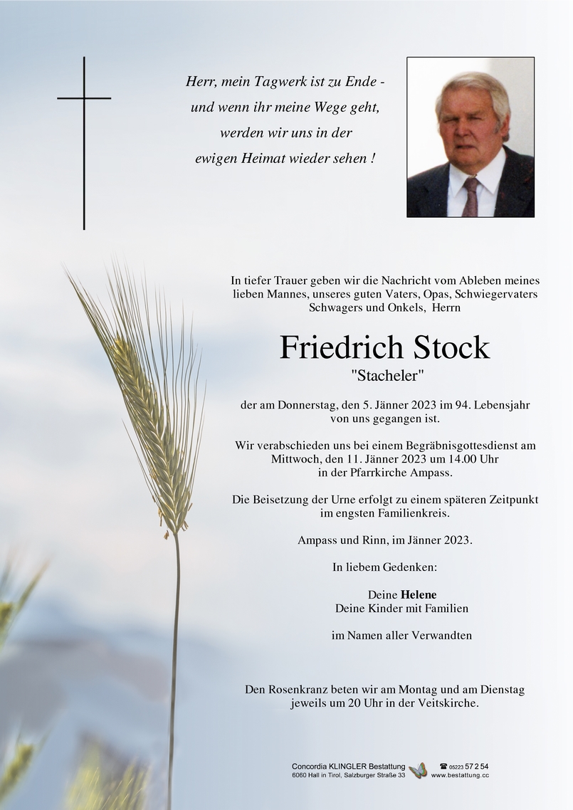 Friedrich Stock