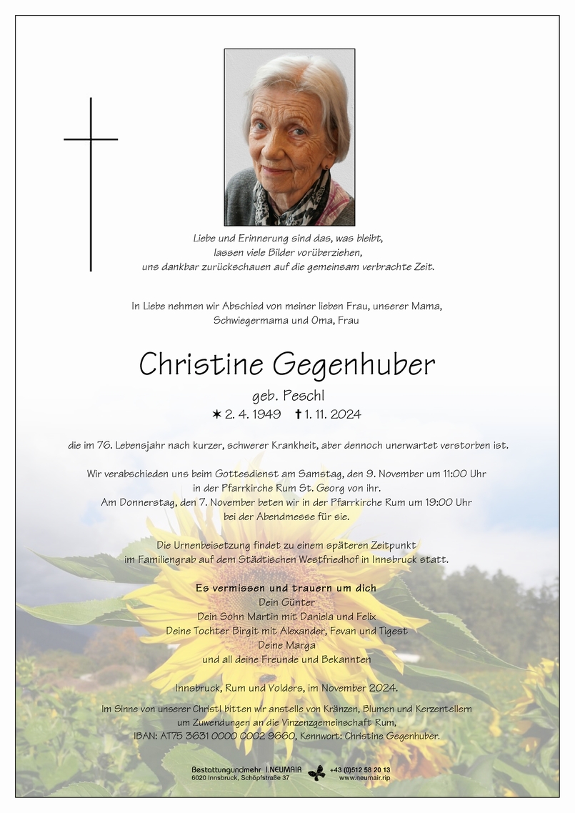 Christine Gegenhuber