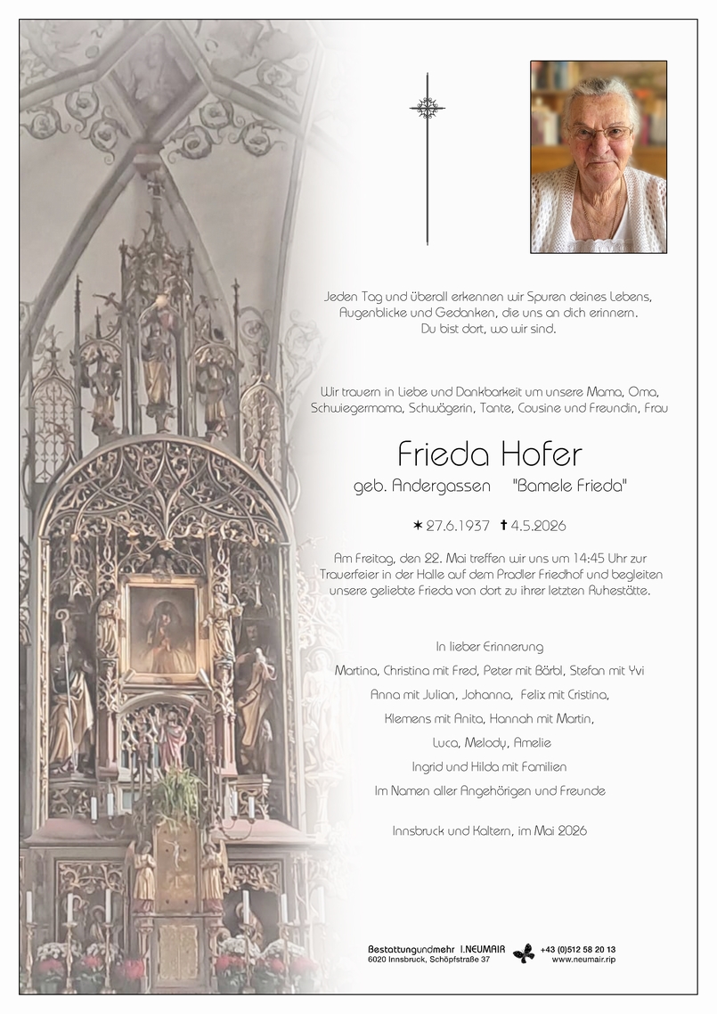 Frieda Hofer