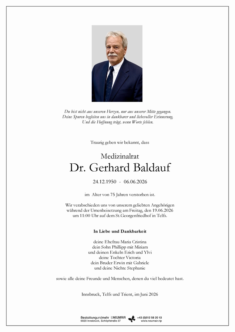 Dr. Gerhard Baldauf