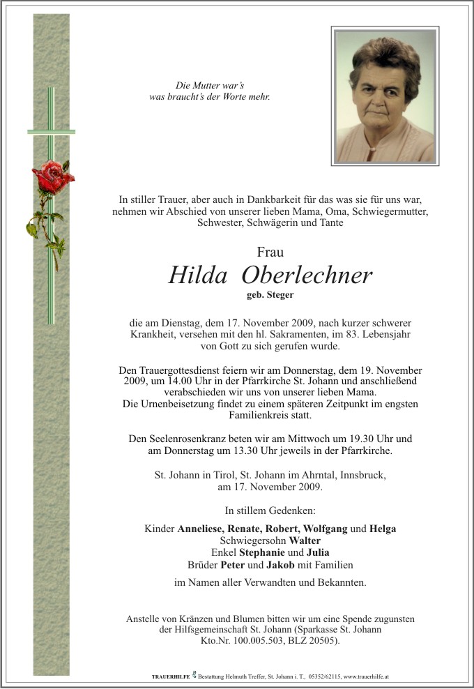Hilda Oberlechner