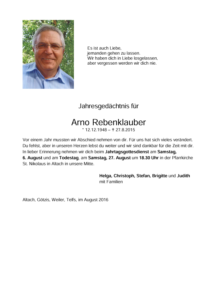 Arno Rebenklauber