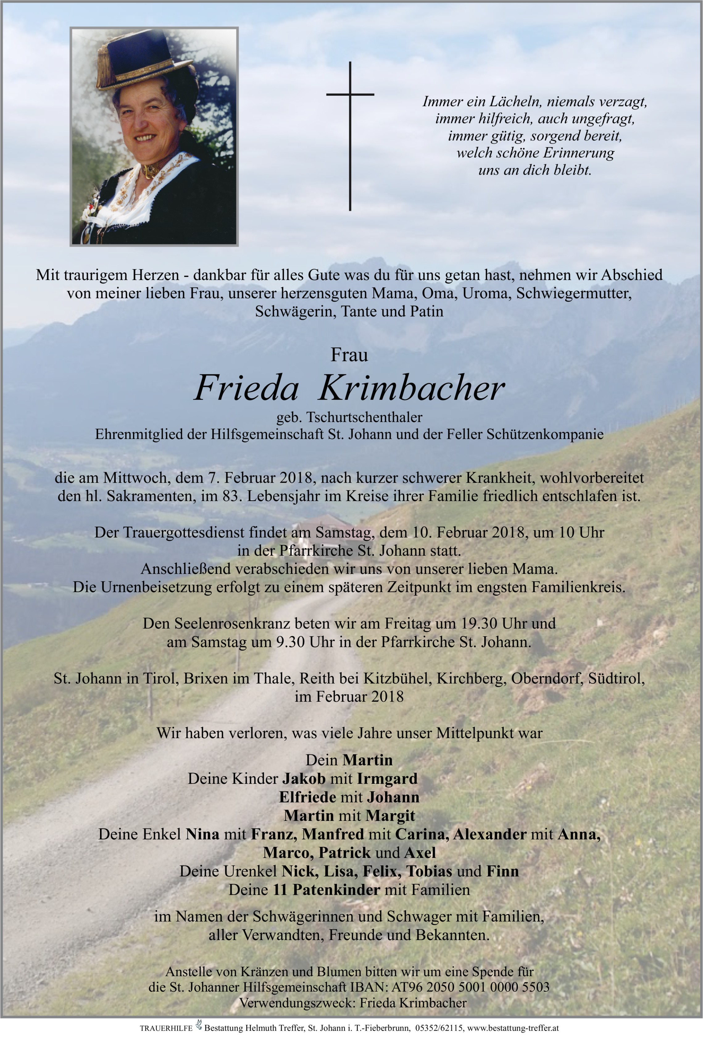 Frieda Krimbacher