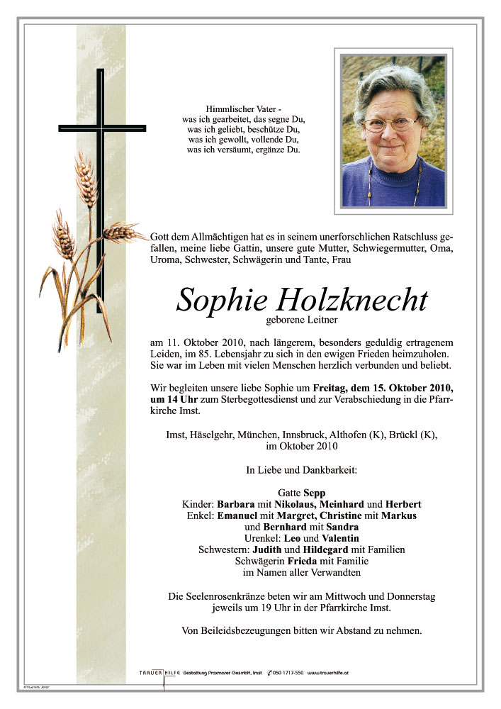 Sophie Holzknecht