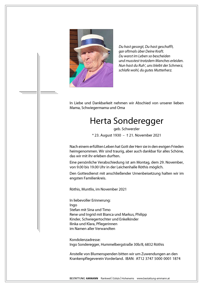 Herta Sonderegger