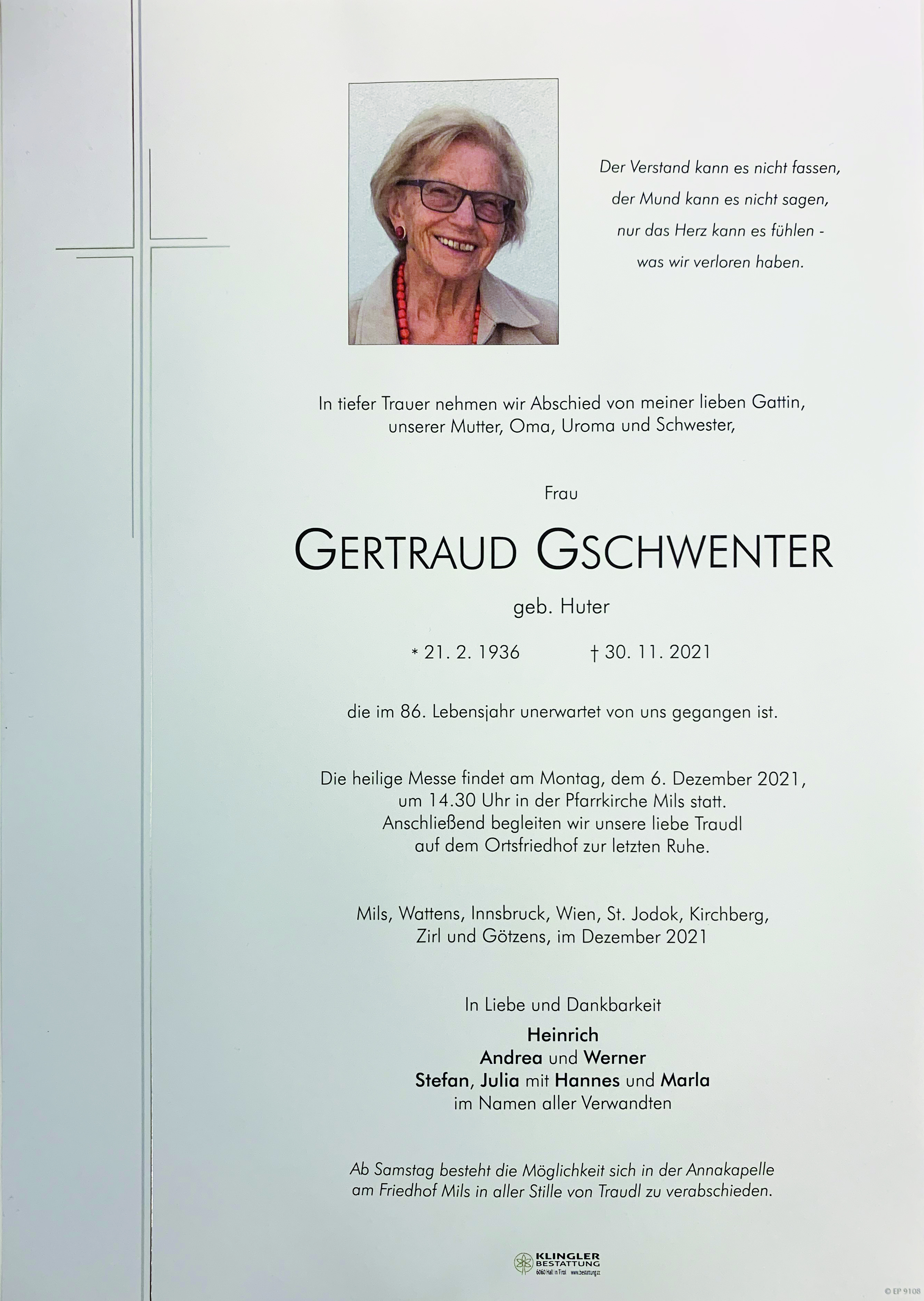 Gertraud Gschwenter