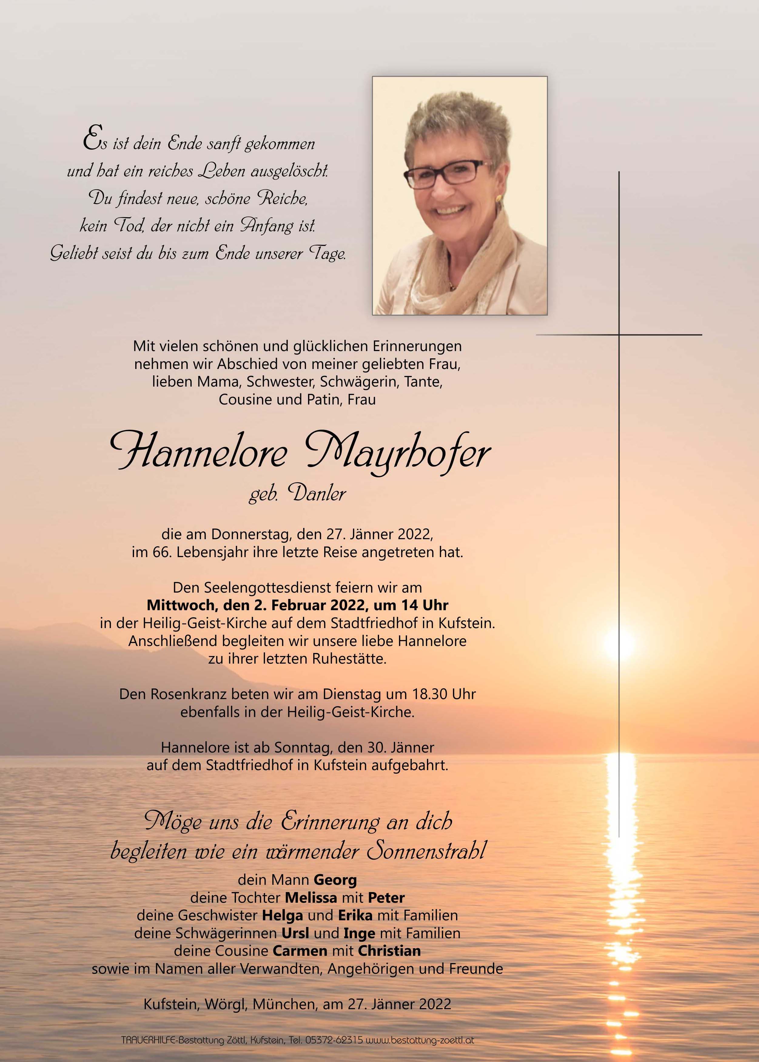 Hannelore Mayrhofer