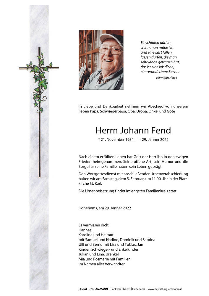 Johann Fend