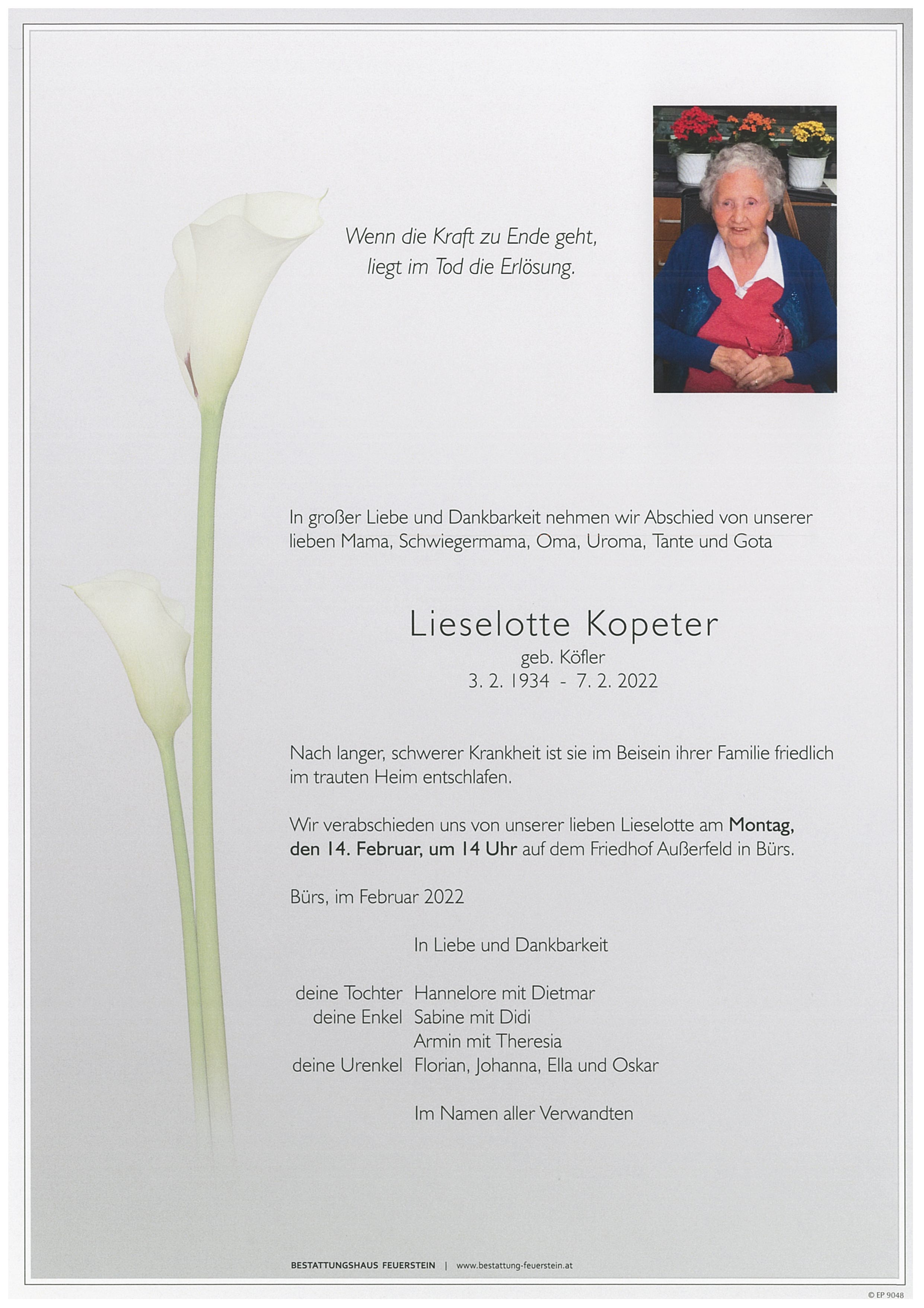 Lieselotte Kopeter