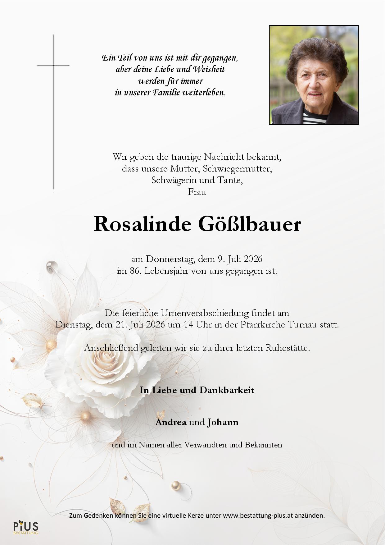 Rosalinde Gößlbauer