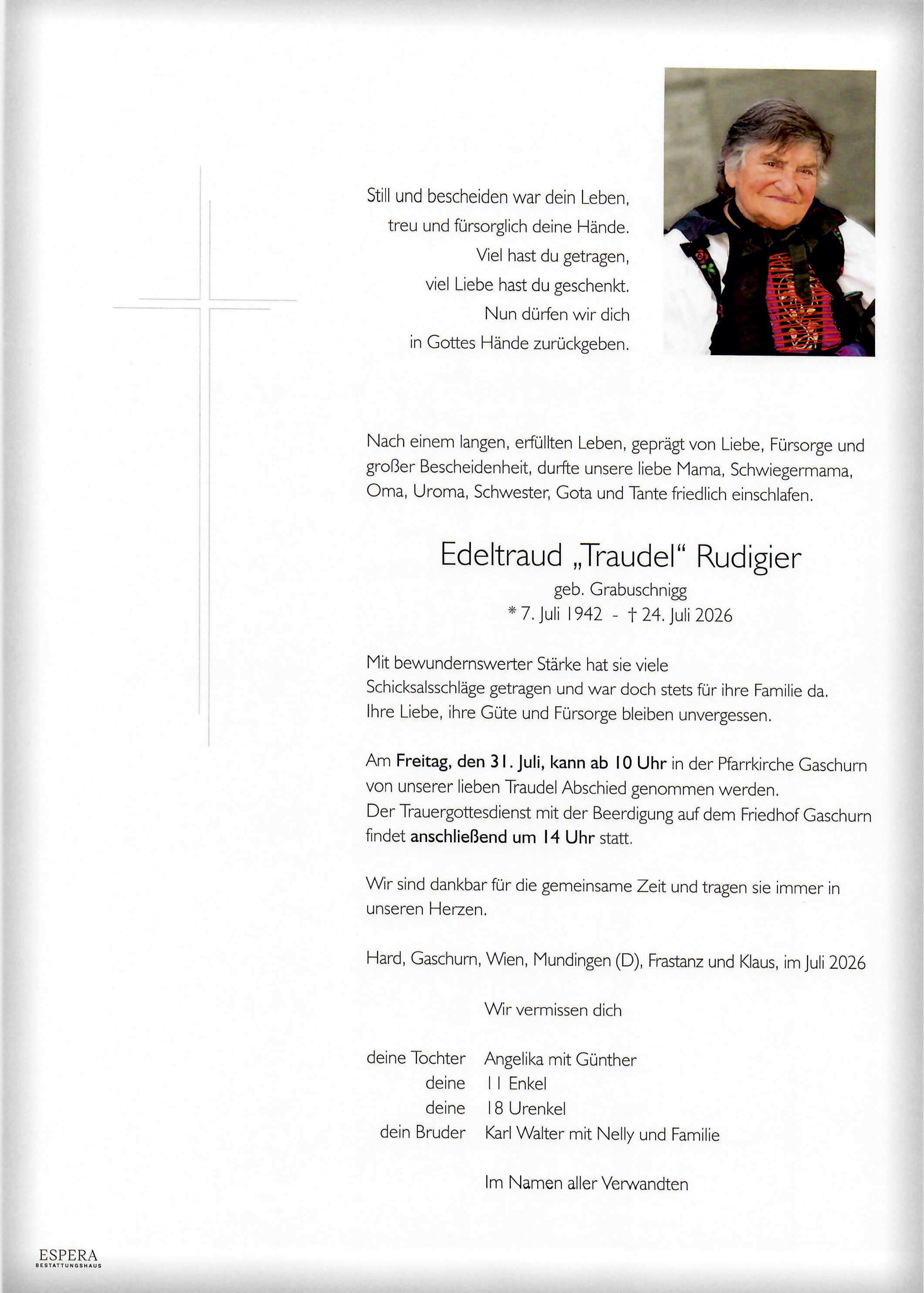 Edeltraud "Traudel" Rudigier