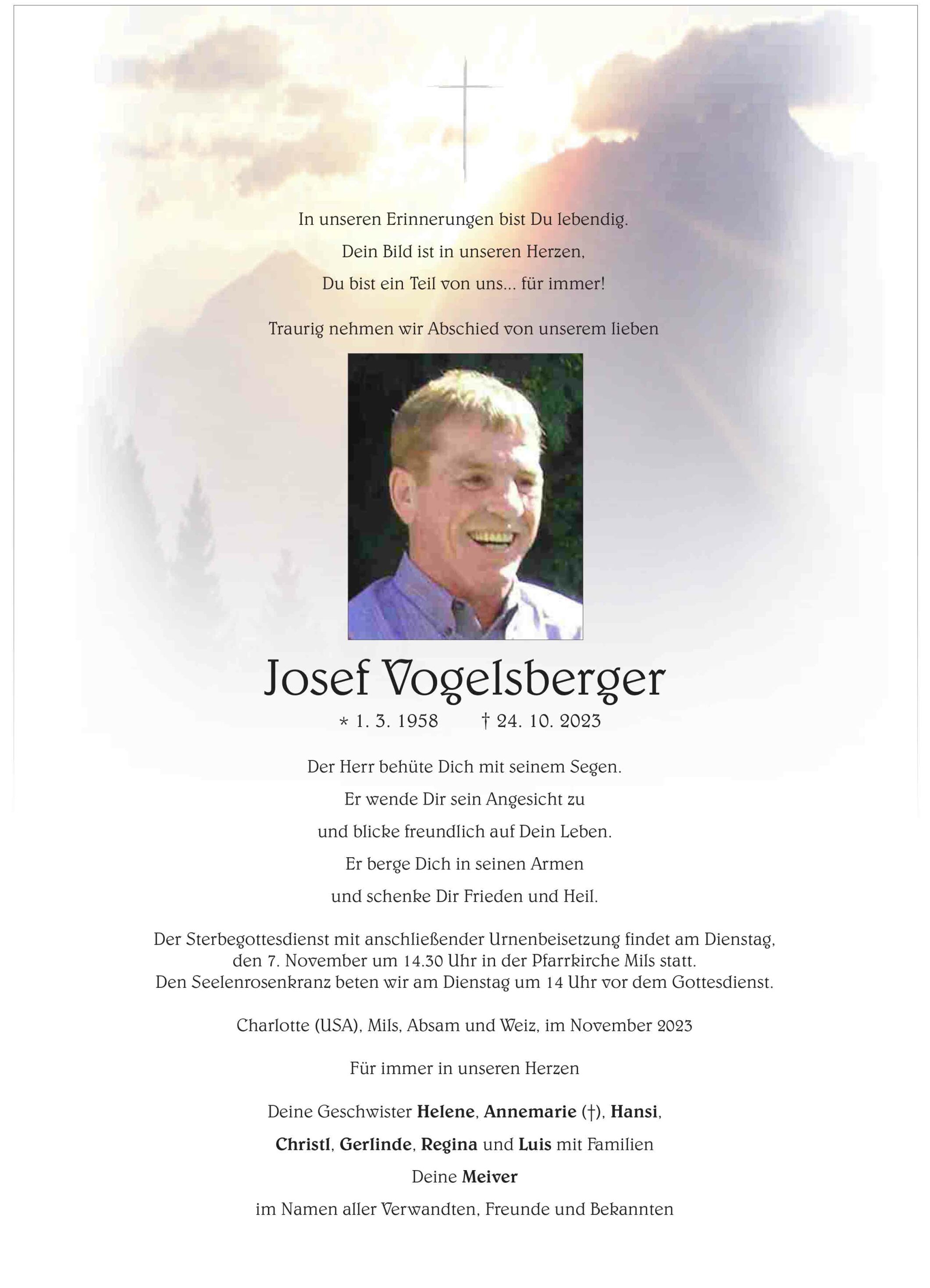 Josef Vogelsberger