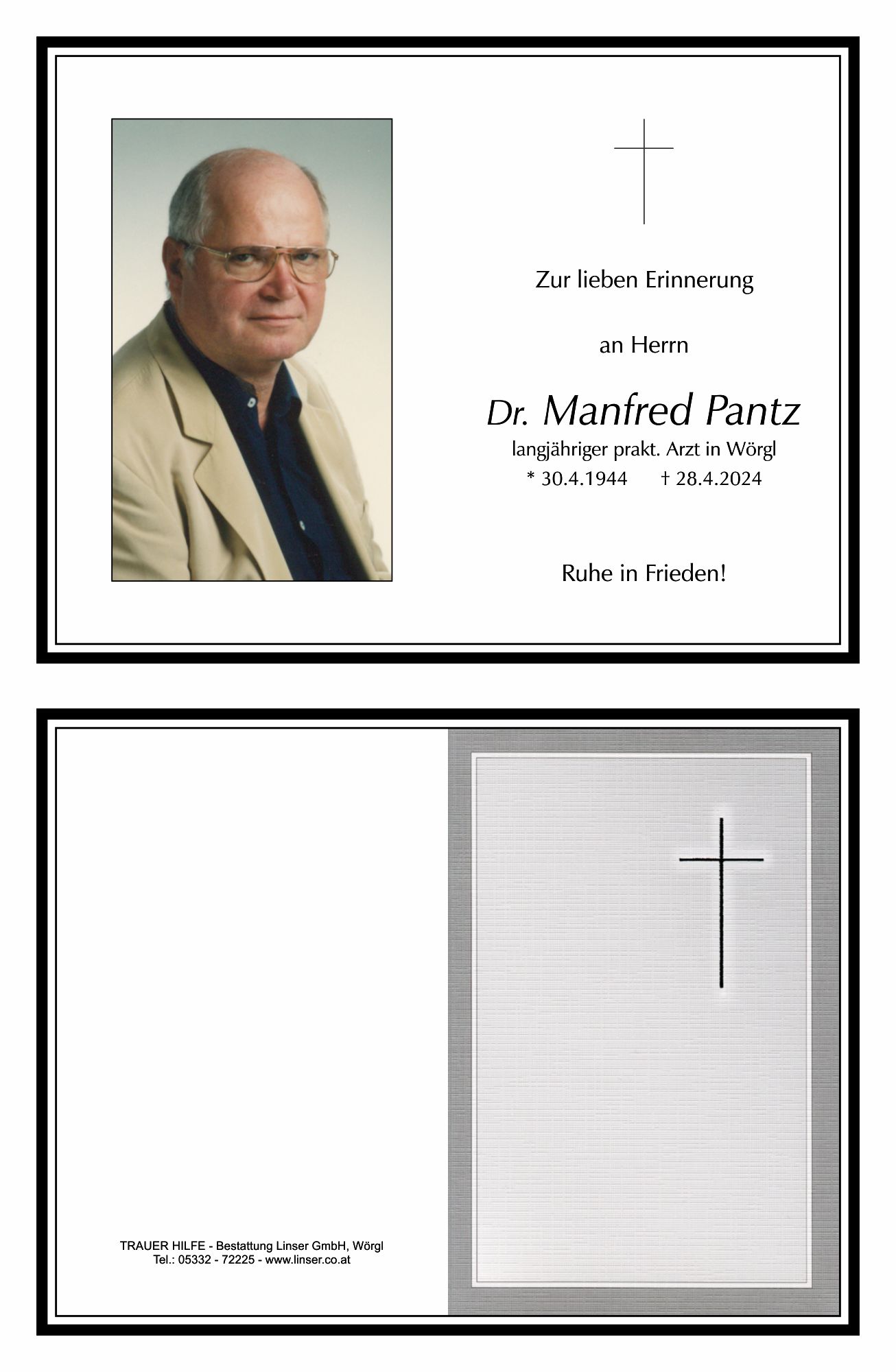 Dr. Manfred  Pantz