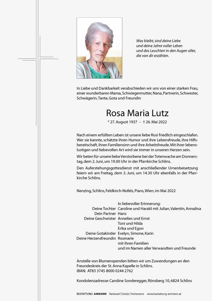 Rosa Maria Lutz