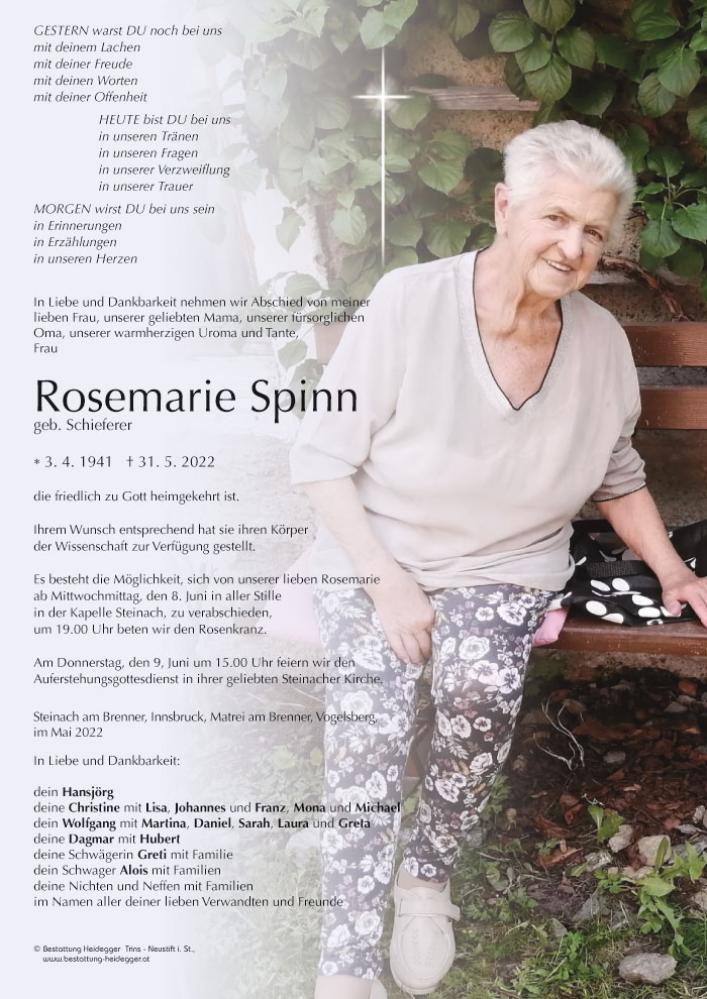 Rosemarie Spinn