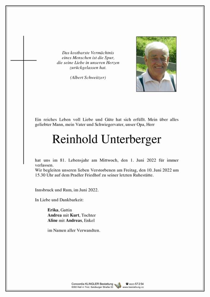 Reinhold Unterberger