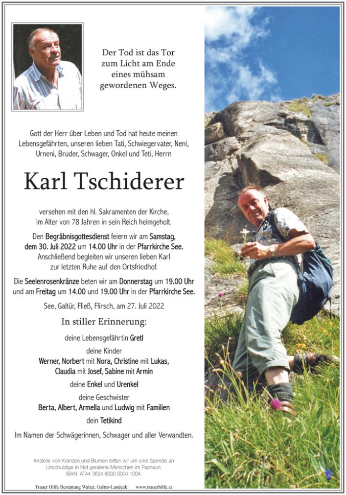 Karl Tschiderer
