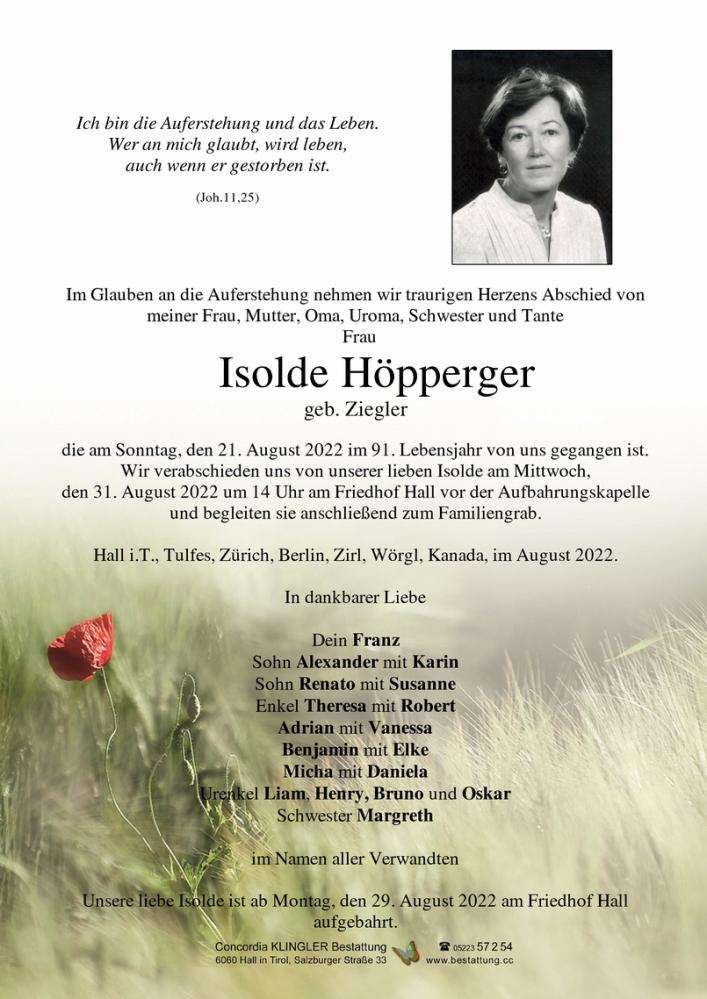 Isolde Höpperger
