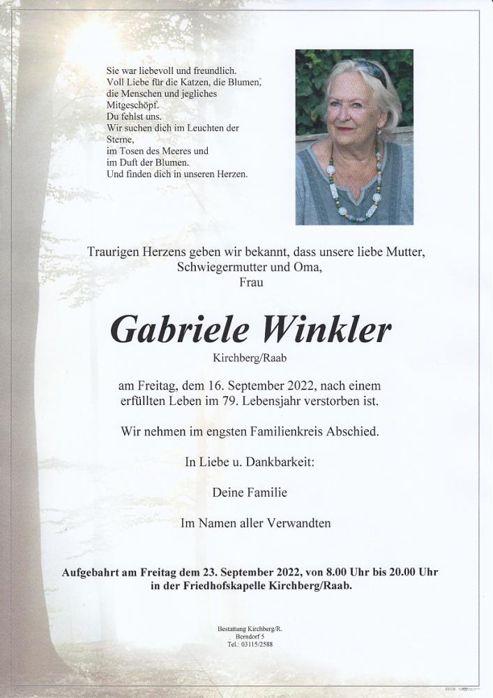 Gabriele Winkler