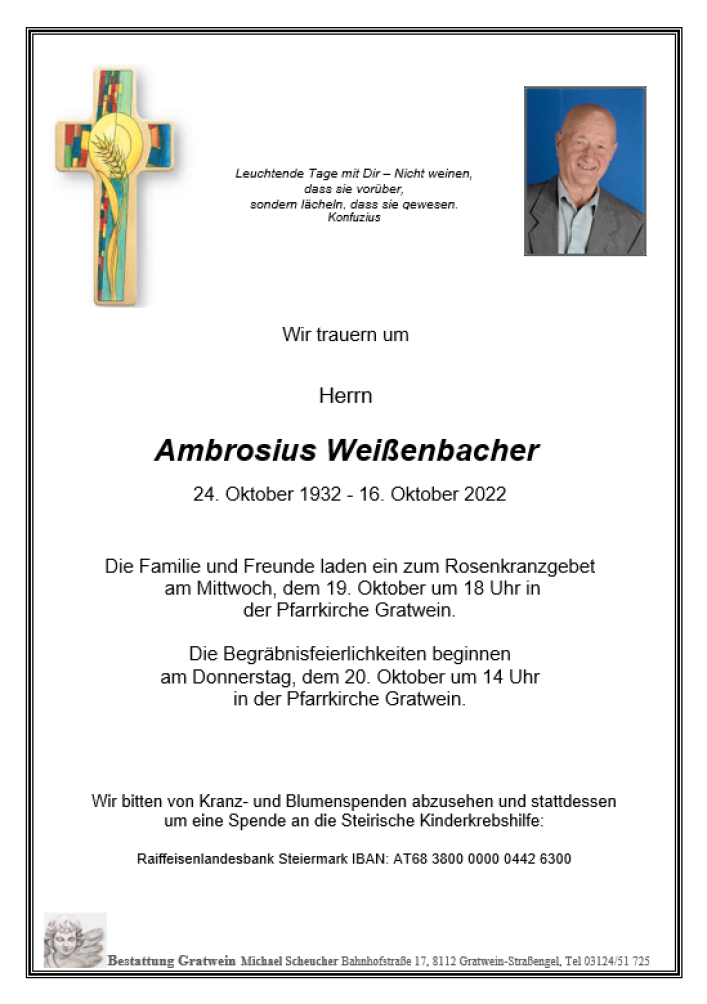 Todesanzeige - Trauerhilfe – abschied GesmbH
