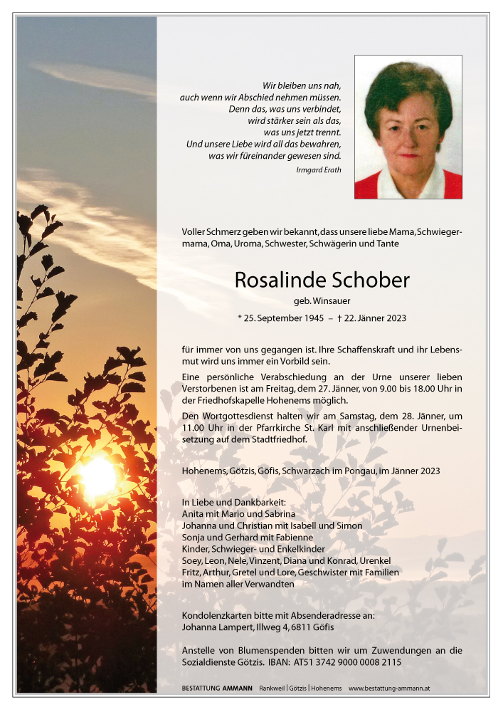 Rosalinde Schober