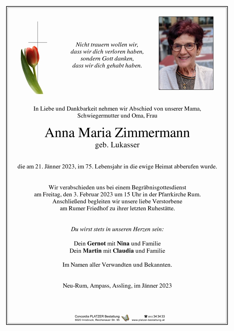 Anna Maria Zimmermann
