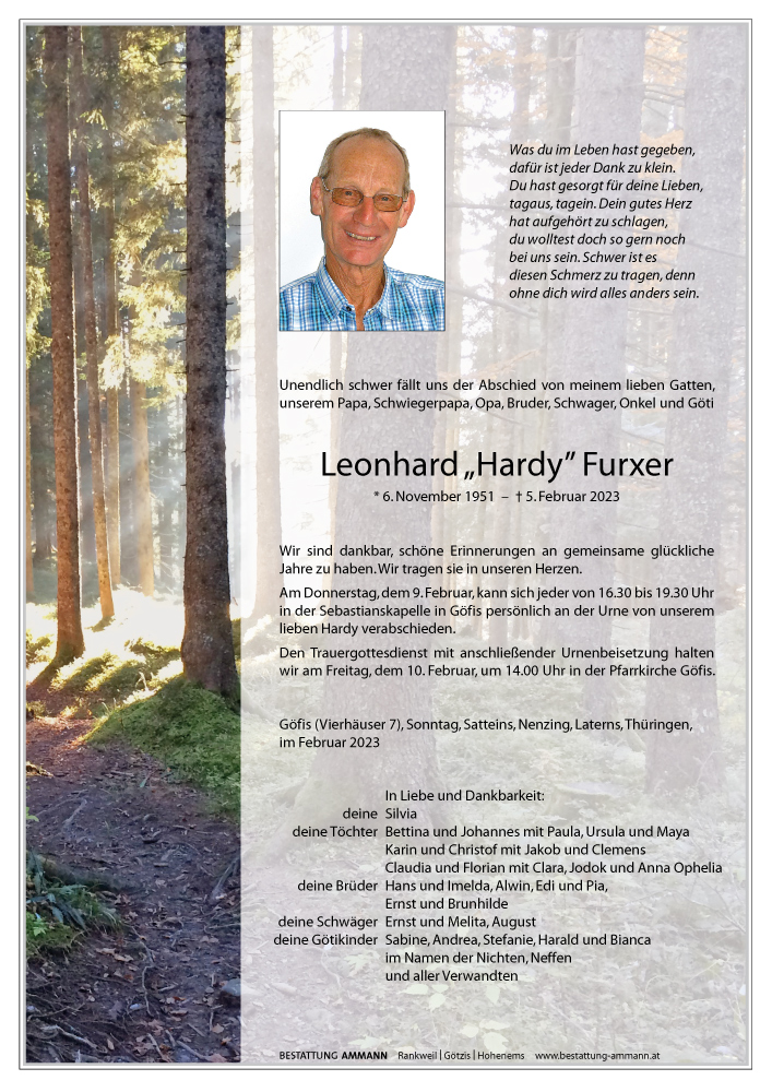 Leonhard Hardy Furxer
