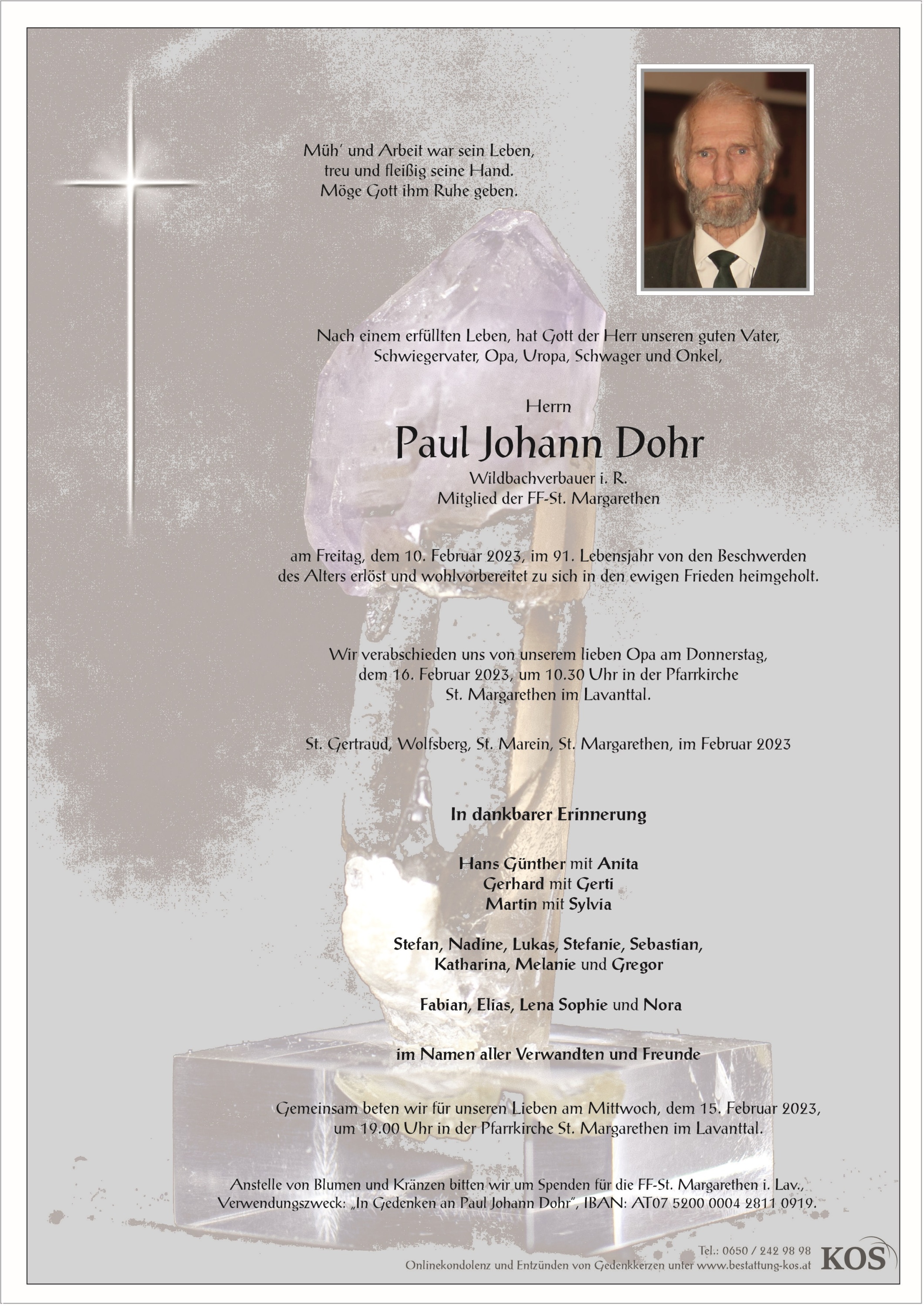 Todesanzeige - Trauerhilfe – abschied GesmbH