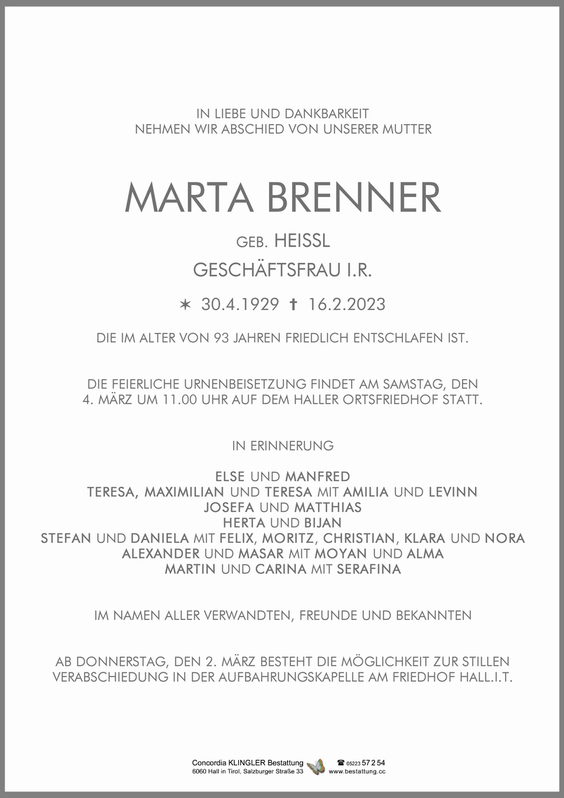 Marta Brenner