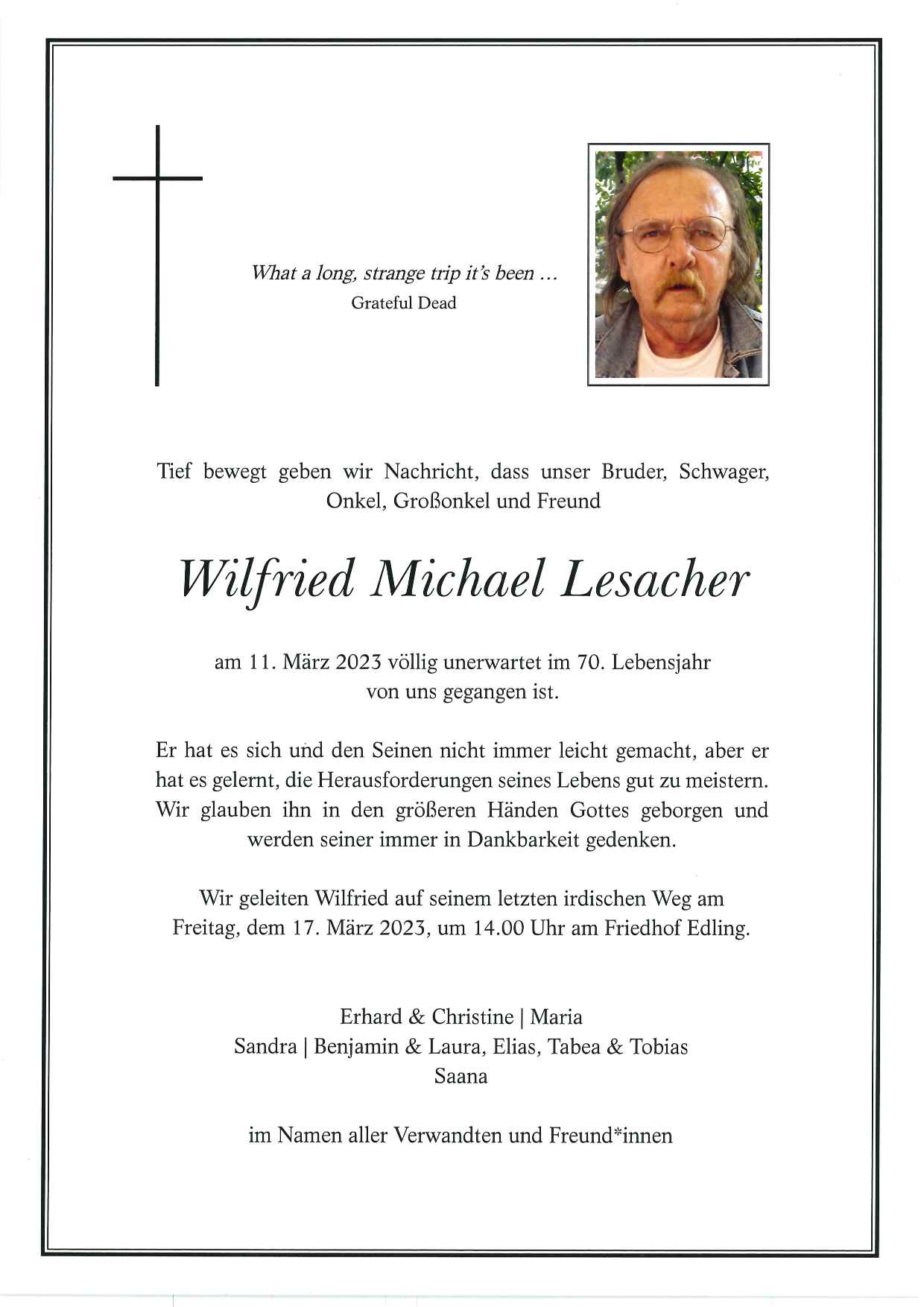 Wilfried Michael Lesacher