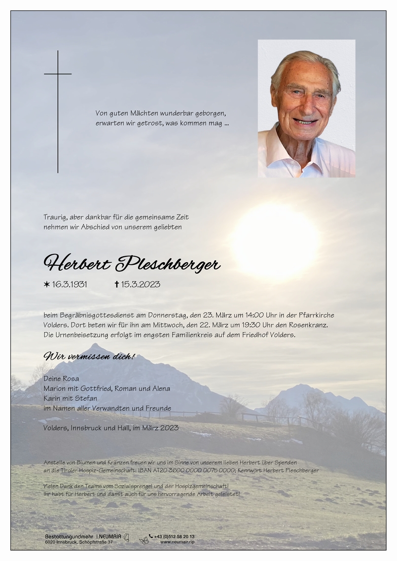 Herbert Pleschberger
