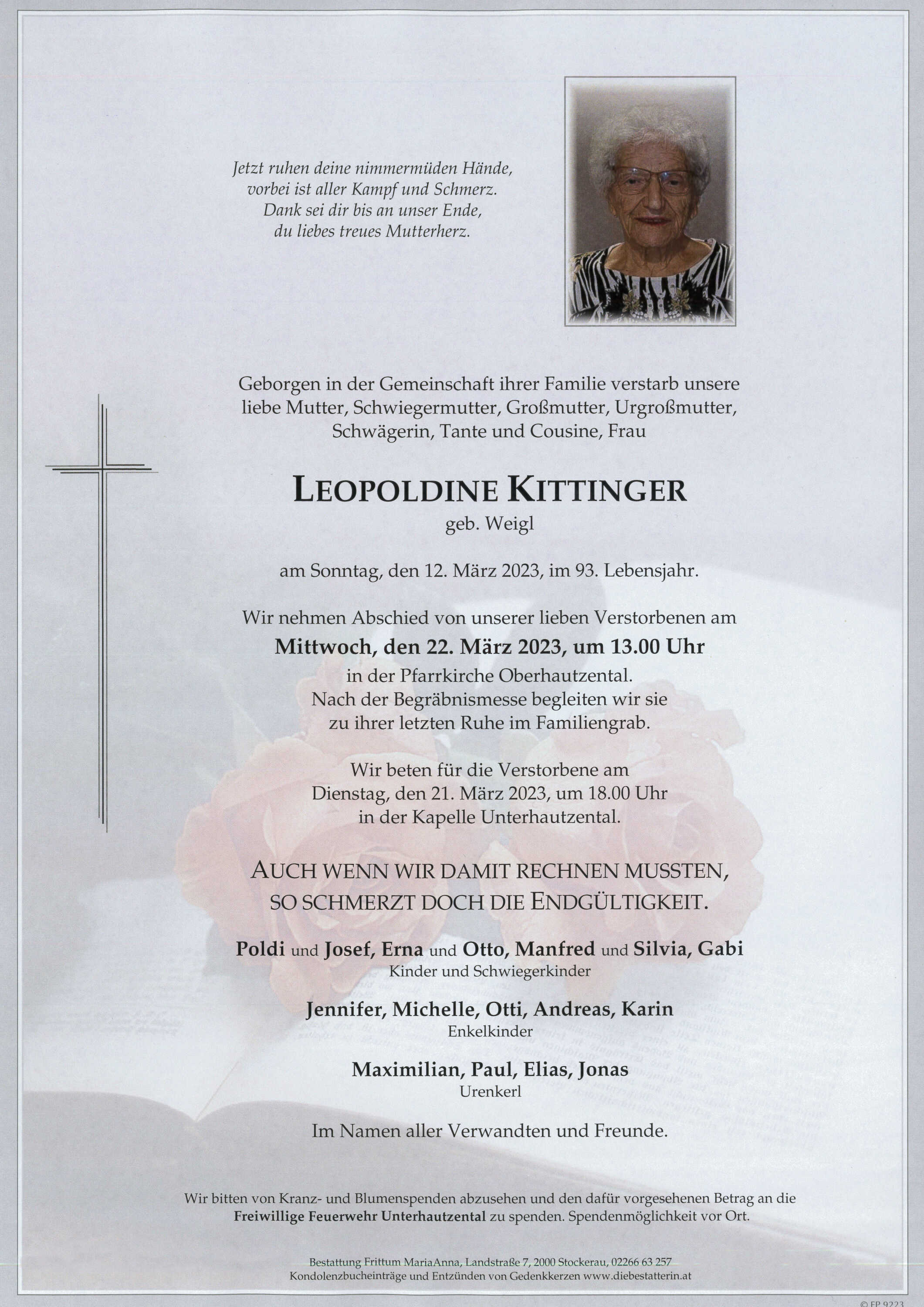 Leopoldine Kittinger