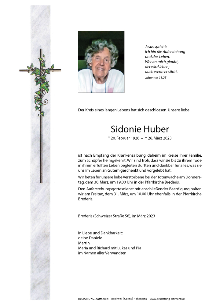 Sidonie Huber