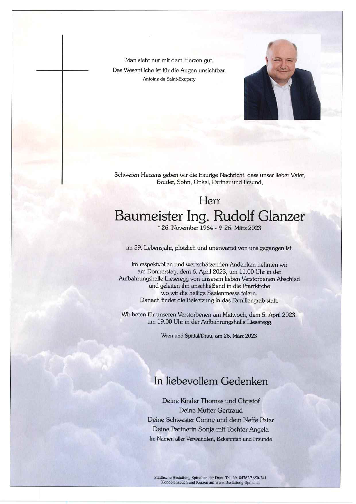Baumeister Ing. Rudolf Glanzer