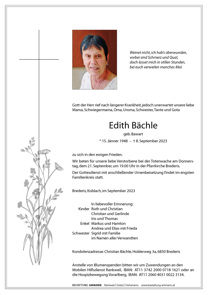 Edith Bächle