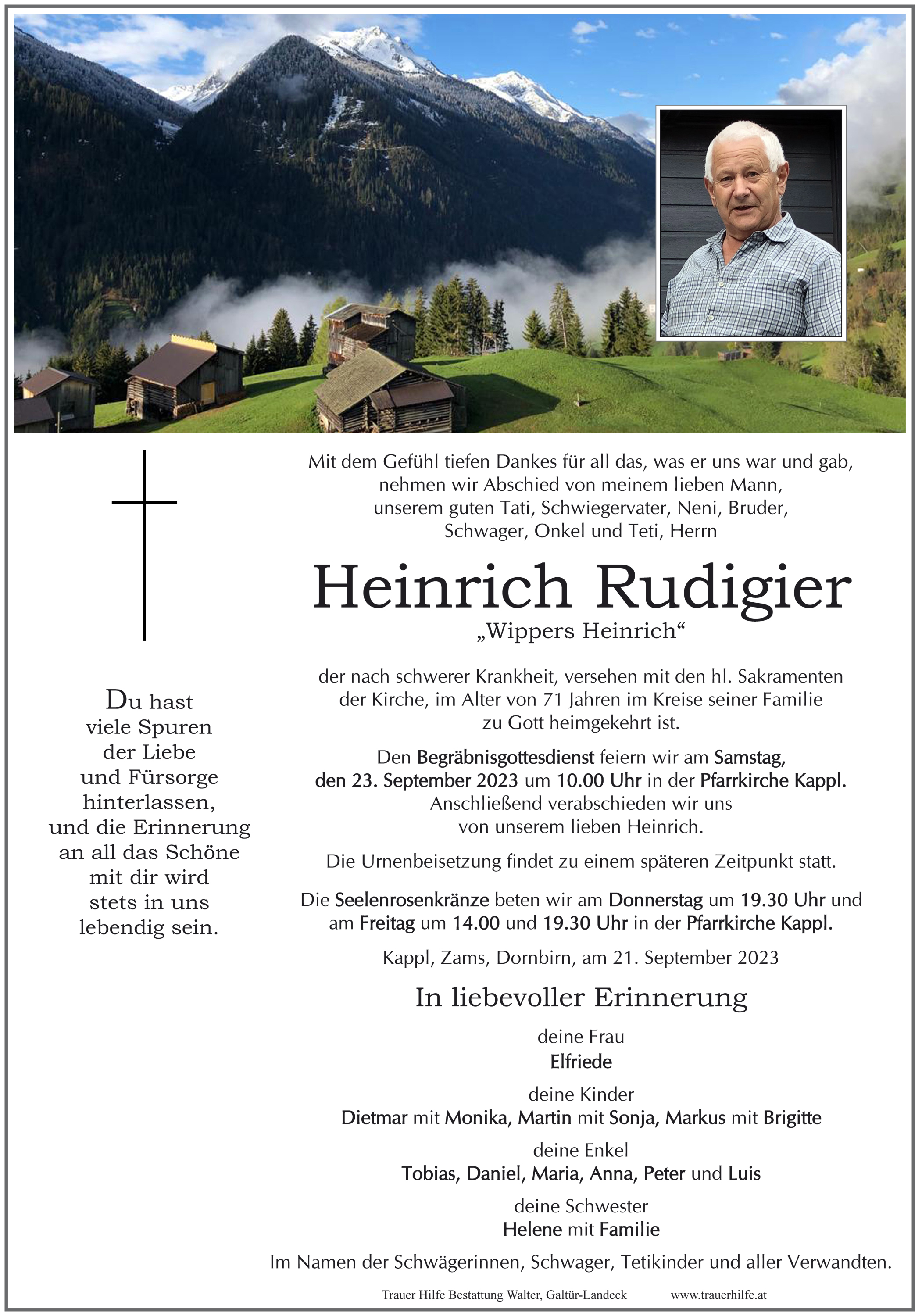Heinrich Rudigier "Wippers Heinrich"