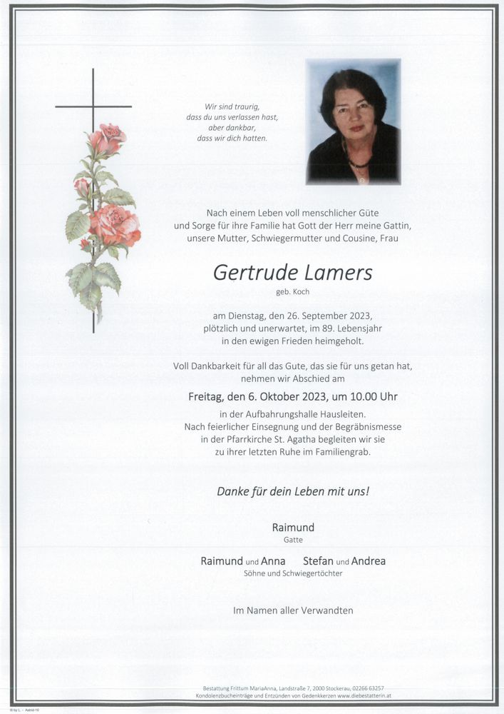 Gertrude Lamers