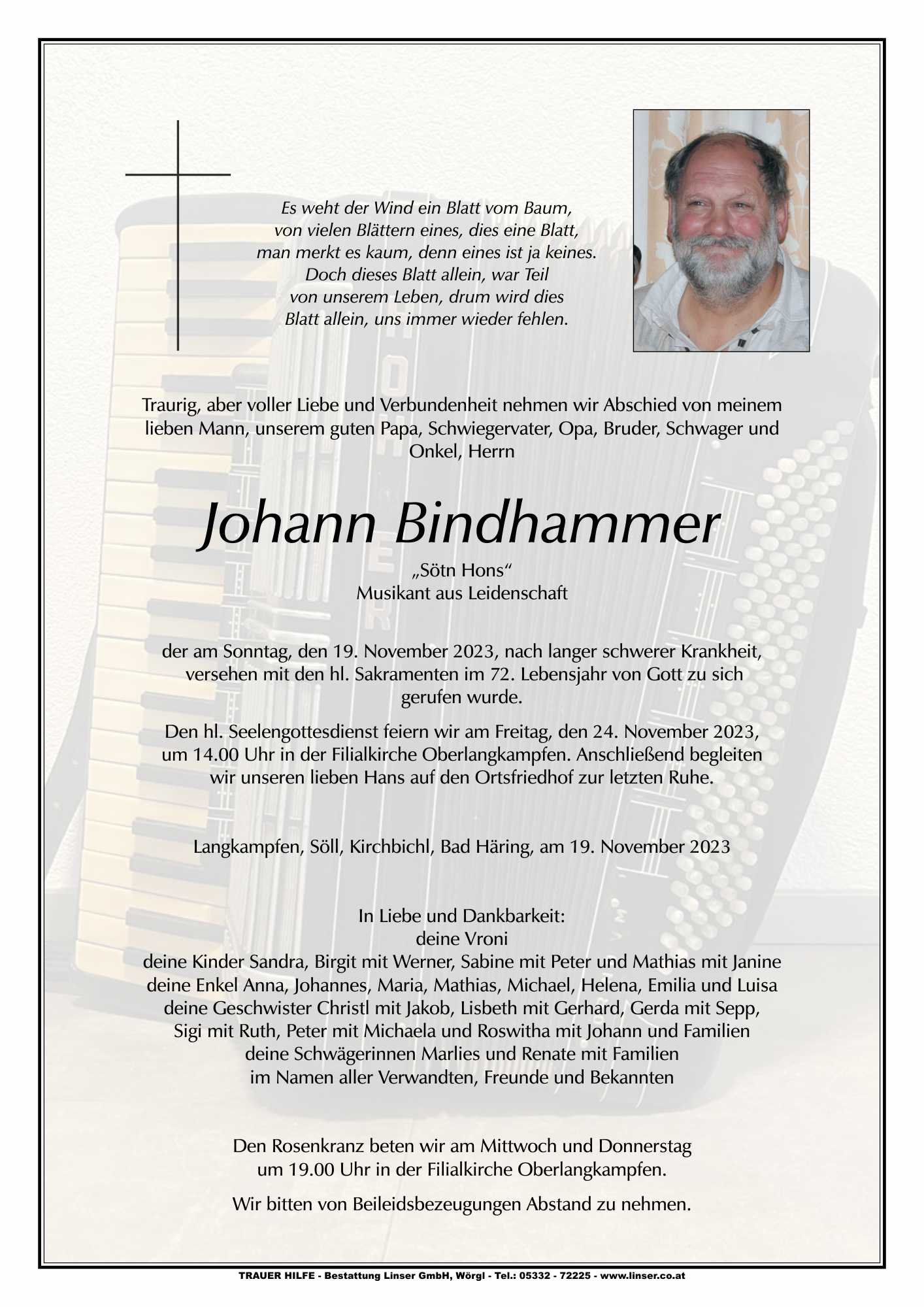 Johann Bindhammer