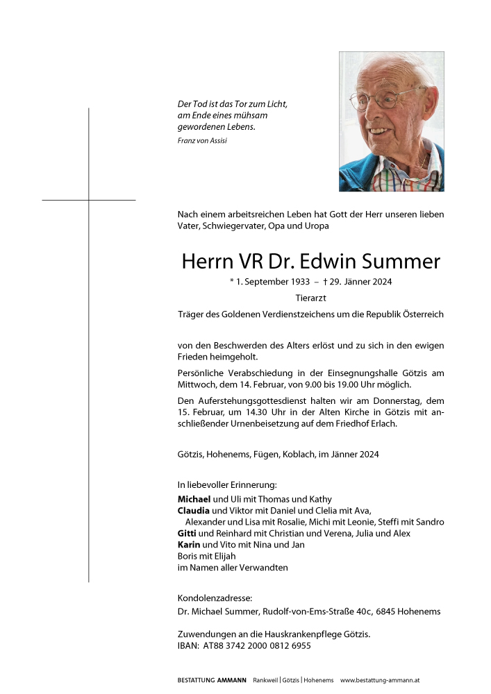 Dr. Edwin Summer