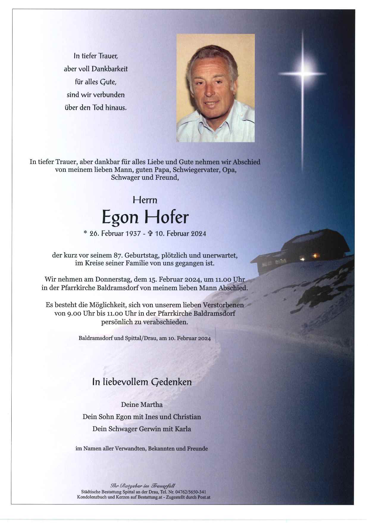 Egon Hofer