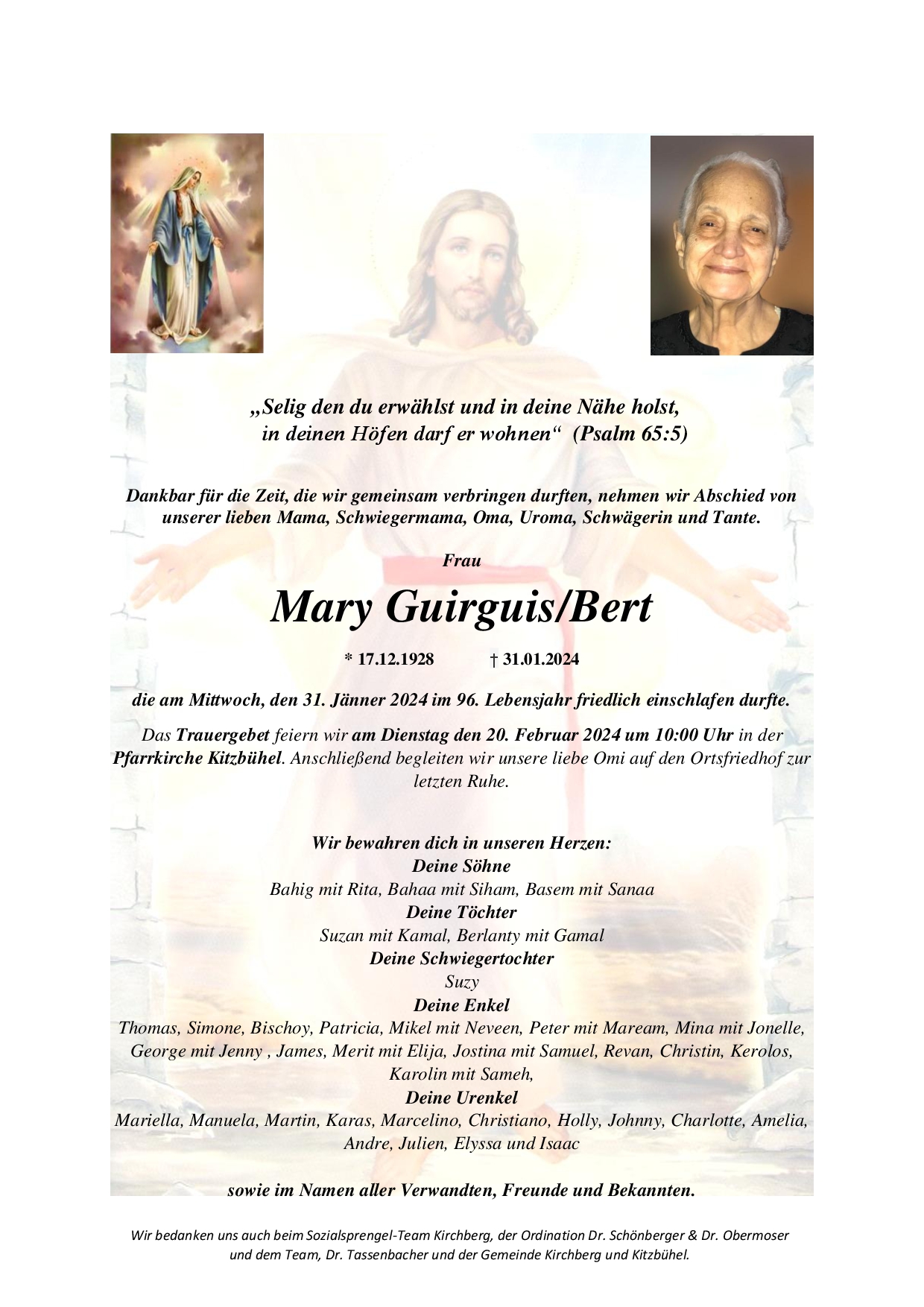 Mary Guirguis Bert