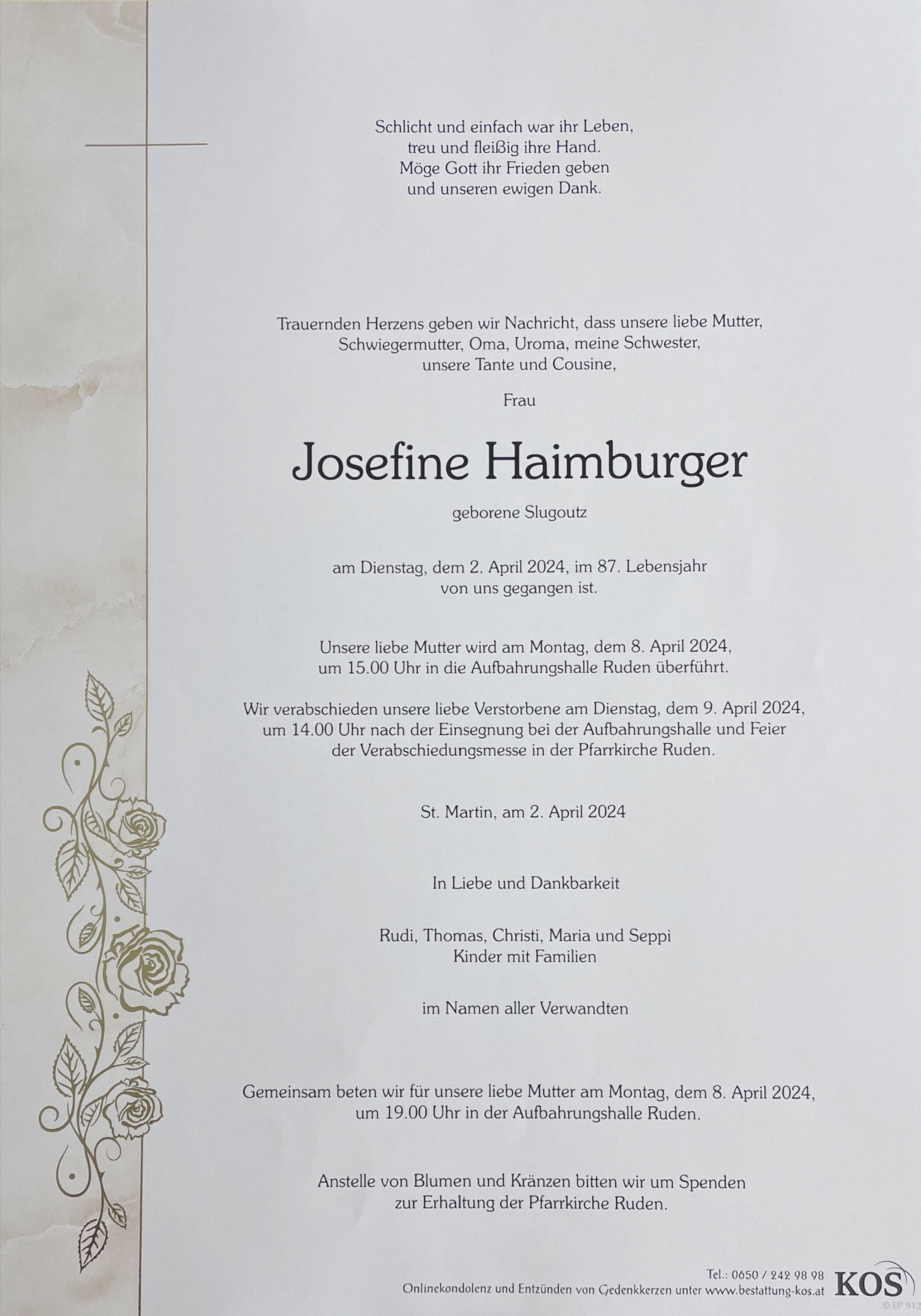 Josefine Haimburger