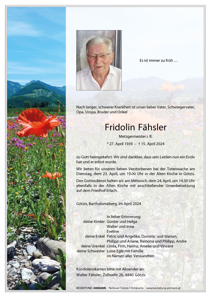 Fridolin Fähsler