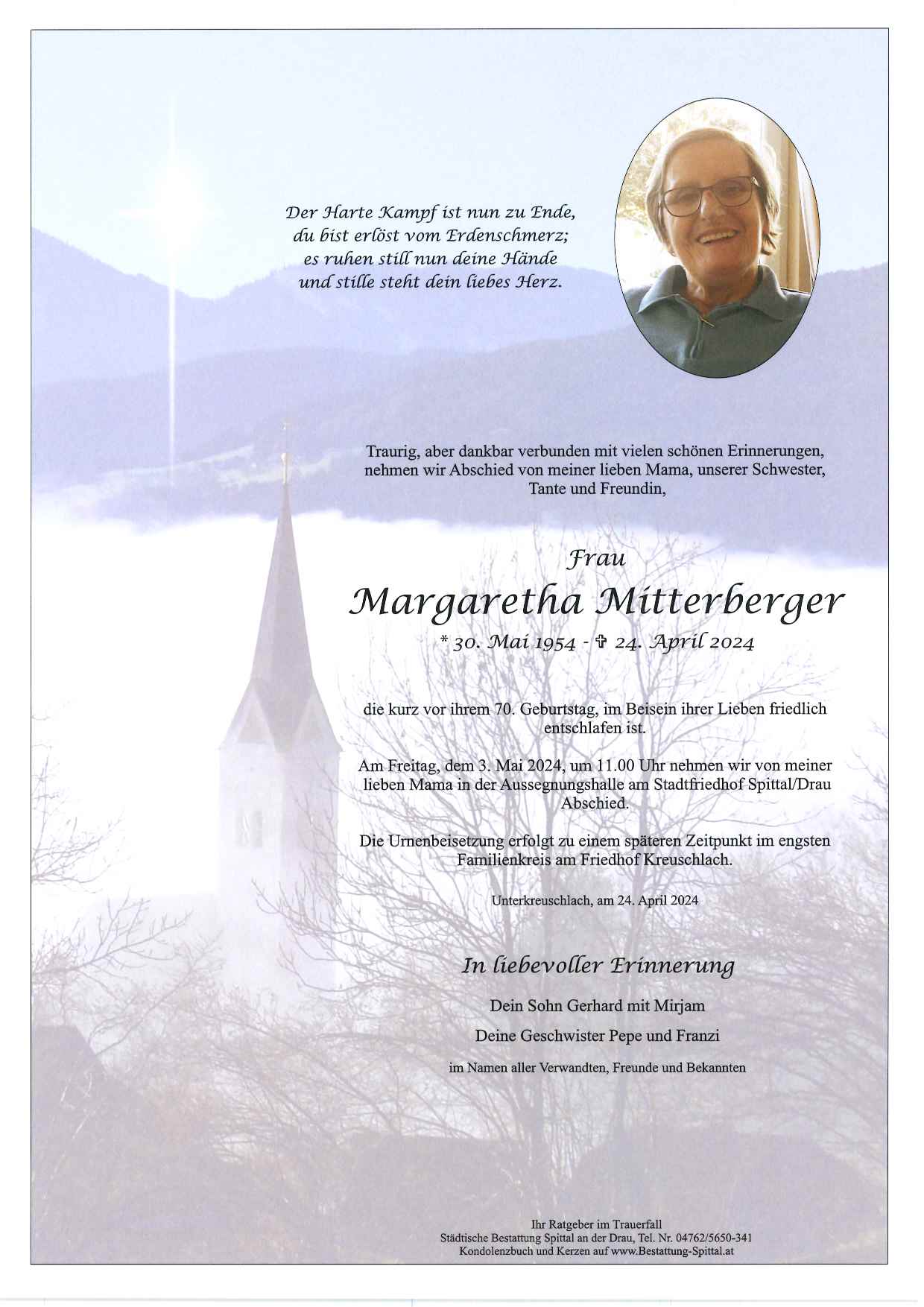 Margaretha  Mitterberger 